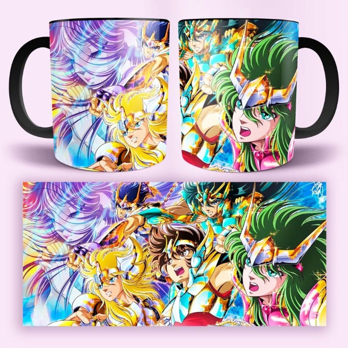 GENERICO - TAZA DE CABALLEROS DEL ZODIACO 11oz - LQNN