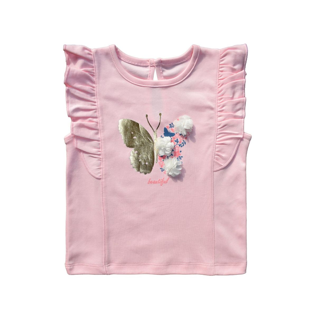 BEBELU - Polo Pima Yuya Sin Manga Para Niña Bebelú