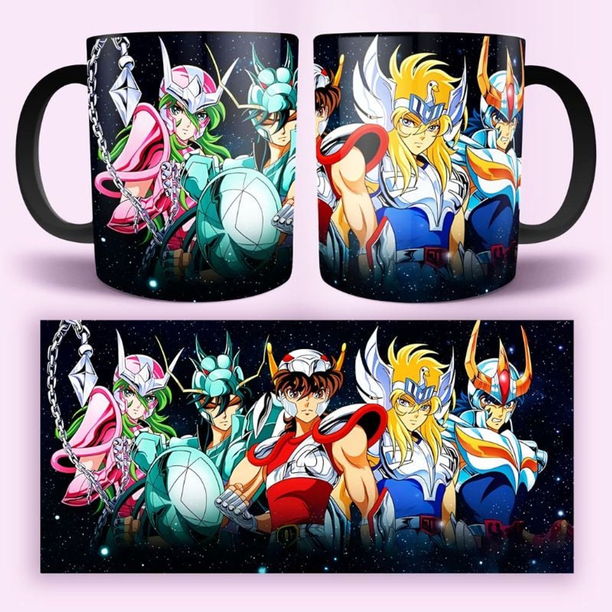 GENERICO - TAZA DE CABALLEROS DEL ZODIACO 11oz - LQNN