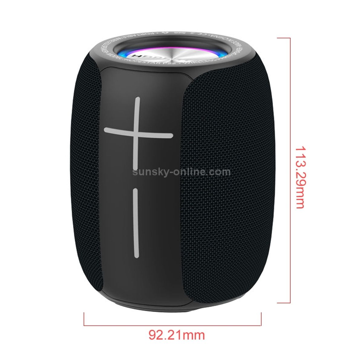 HALION - Parlante Inalámbrico Hopestar P22 Bluetooth - Negro