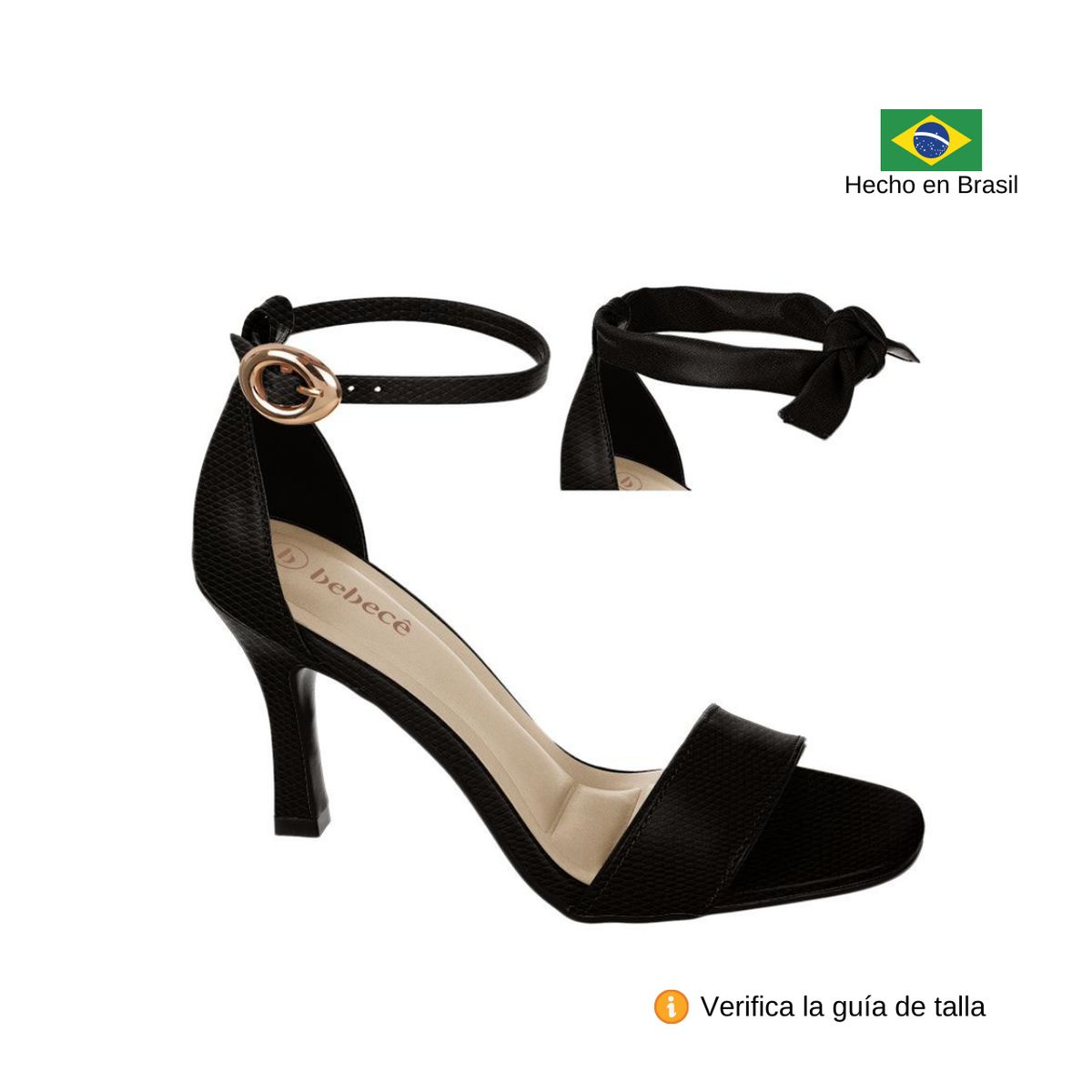 BEBECE - SANDALIA BEBECE T7539-445 NEGRO NAPA