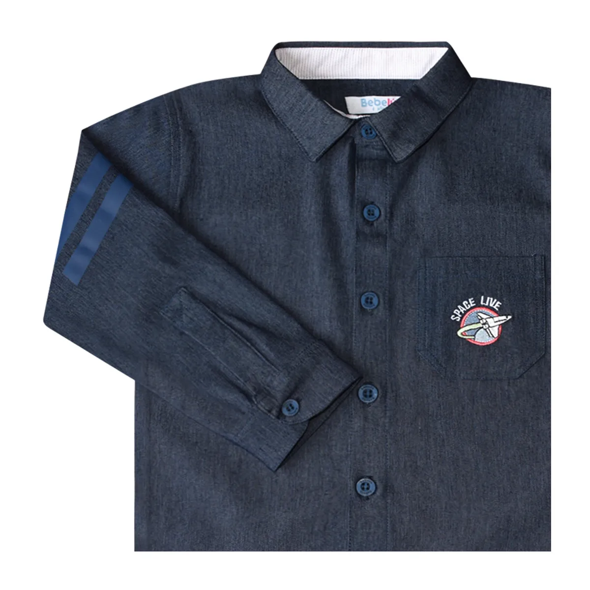 BEBELU - Camisa Popelina Gustavo Manga Larga Para Niño Bebelú