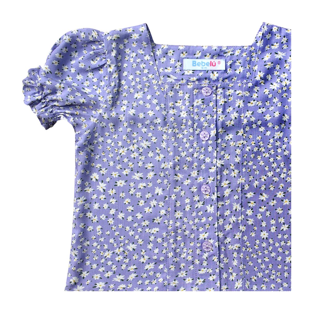 BEBELU - Blusa Lino Renata Manga Corta Para Niña Bebelú