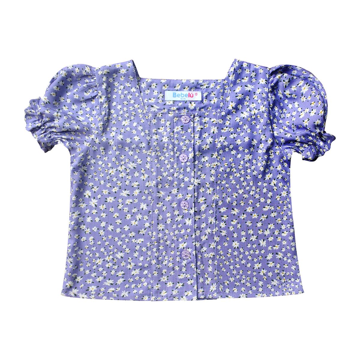 BEBELU - Blusa Lino Renata Manga Corta Para Niña Bebelú