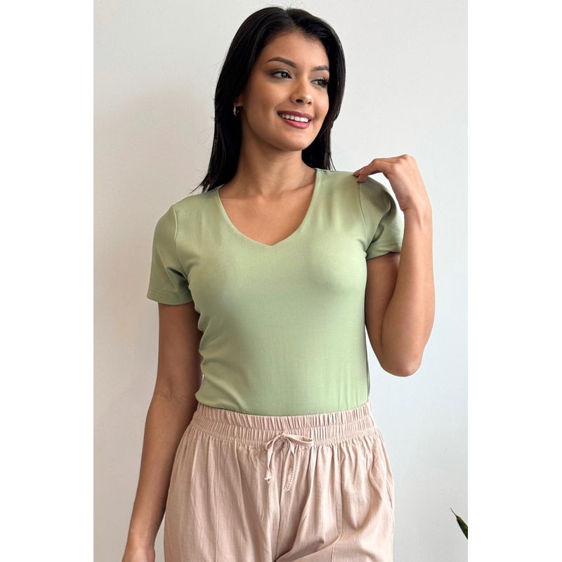 GENERICO - BLUSA SUPLEX DAMA CUELLO V ROQUE