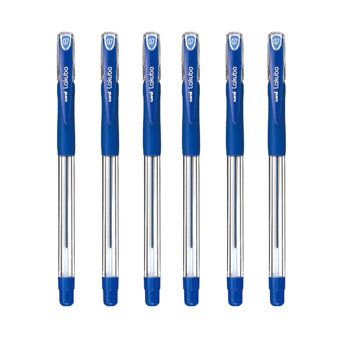 UNI BALL - UNI Lakubo SG-100 Bolígrafo Tinta Seca Azul Pack x 6