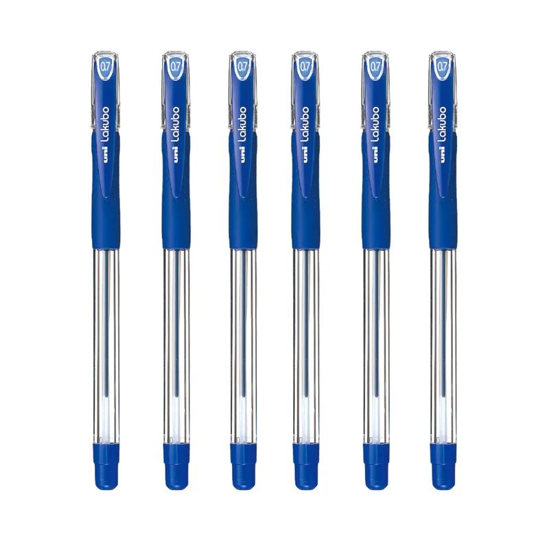 UNI BALL - UNI Lakubo SG-100 Bolígrafo Tinta Seca Azul Pack x 6