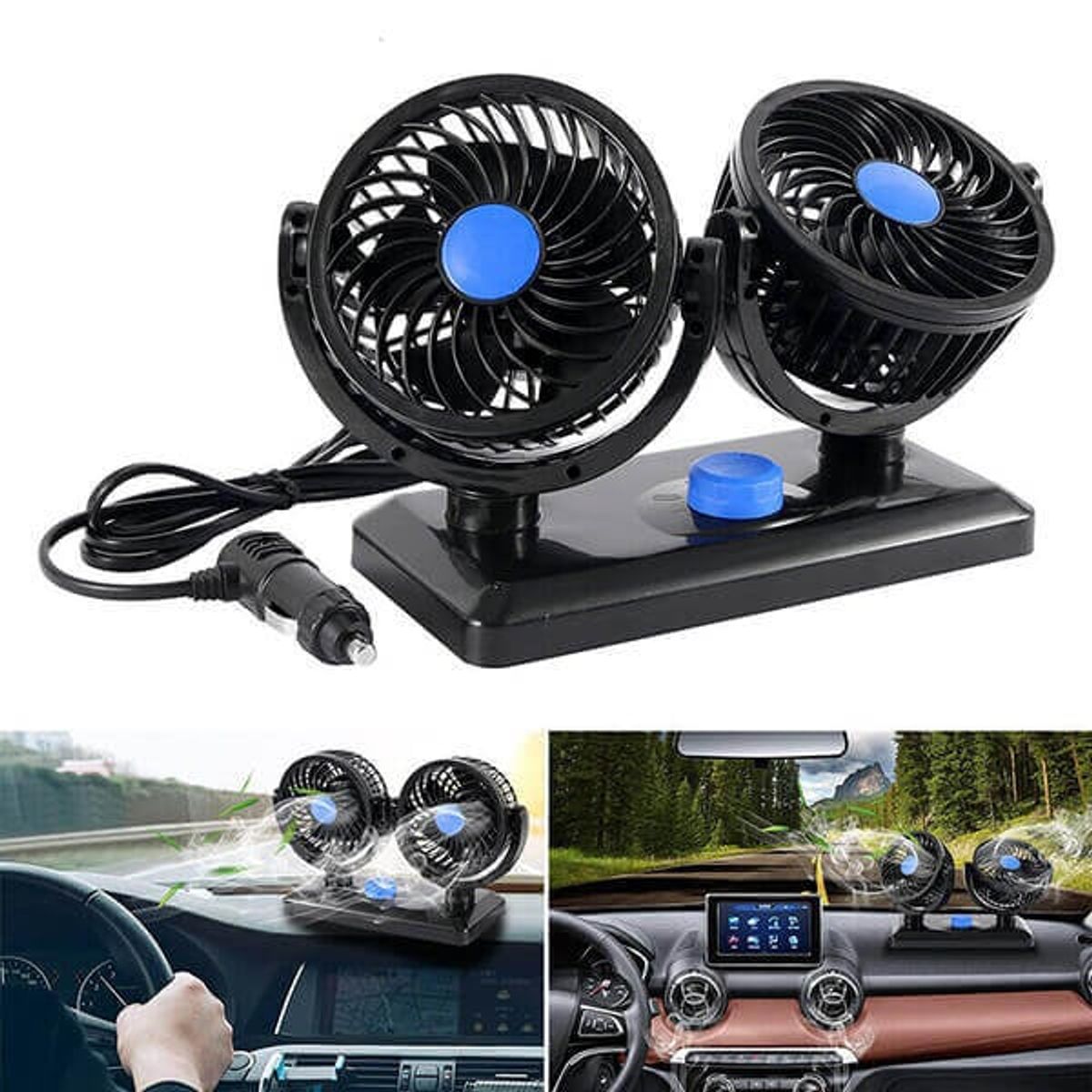 OEM - Ventilador para Vehiculos 12Voltios de Auto Carro