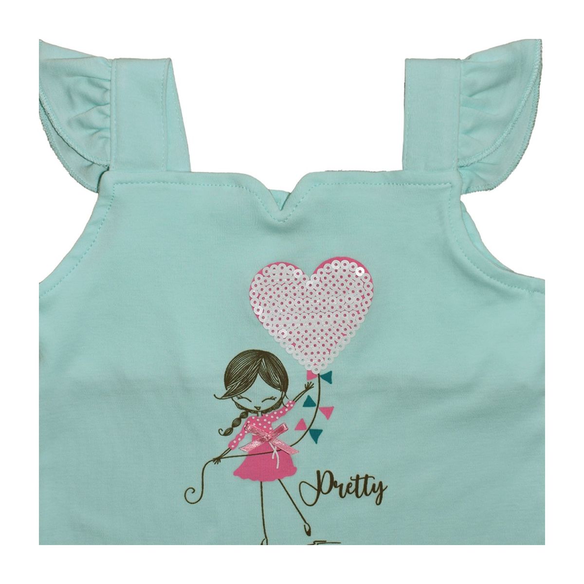 BEBELU - Polo Pima Coqueta Sin Manga Para Niña Bebelú