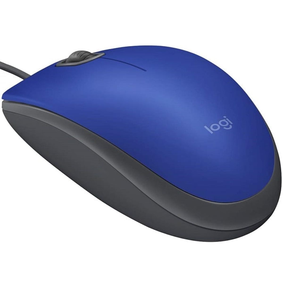 LOGITECH - Mouse Óptico Logitech M110 Silencioso Diseño clasico - azul