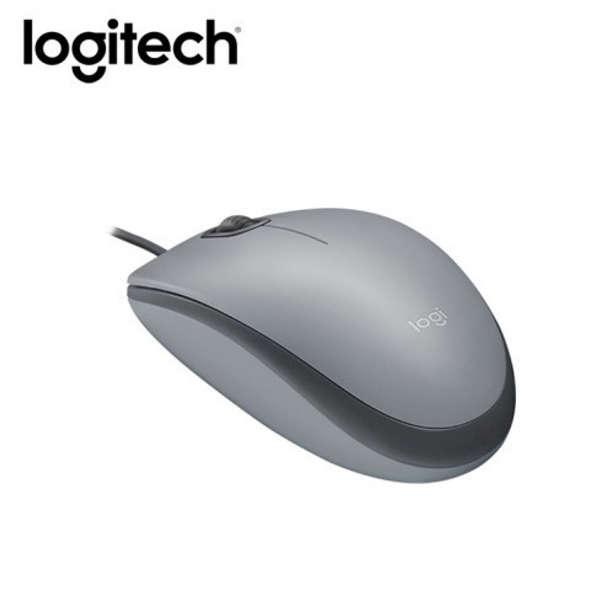 LOGITECH - Mouse Óptico Logitech M110 Silencioso Diseño clasico - gris
