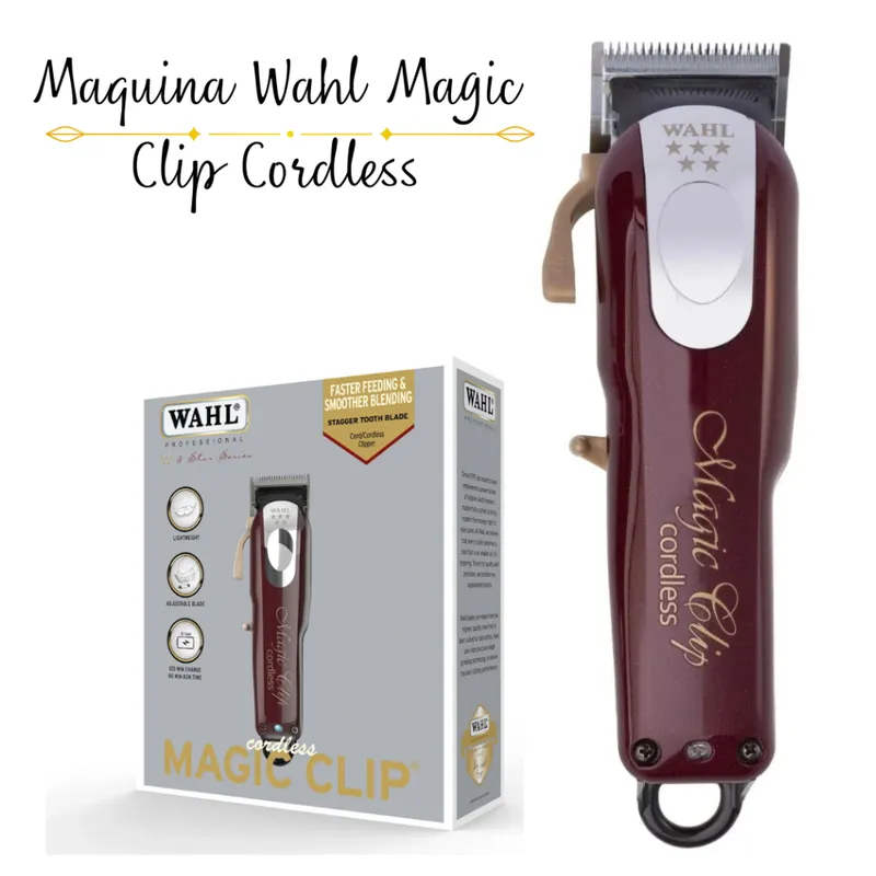 WAHL - Maquina Wahl Profesional Magic Clip Cordless