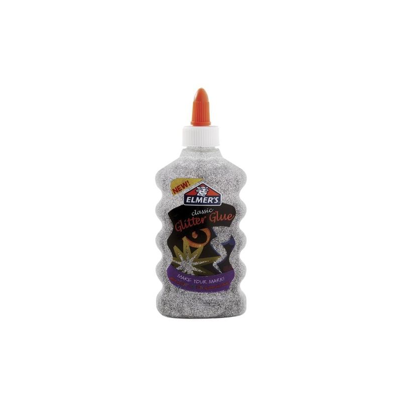 ELMERS - ELMERS PEGAMENTO GLITTER PLATA 177ML
