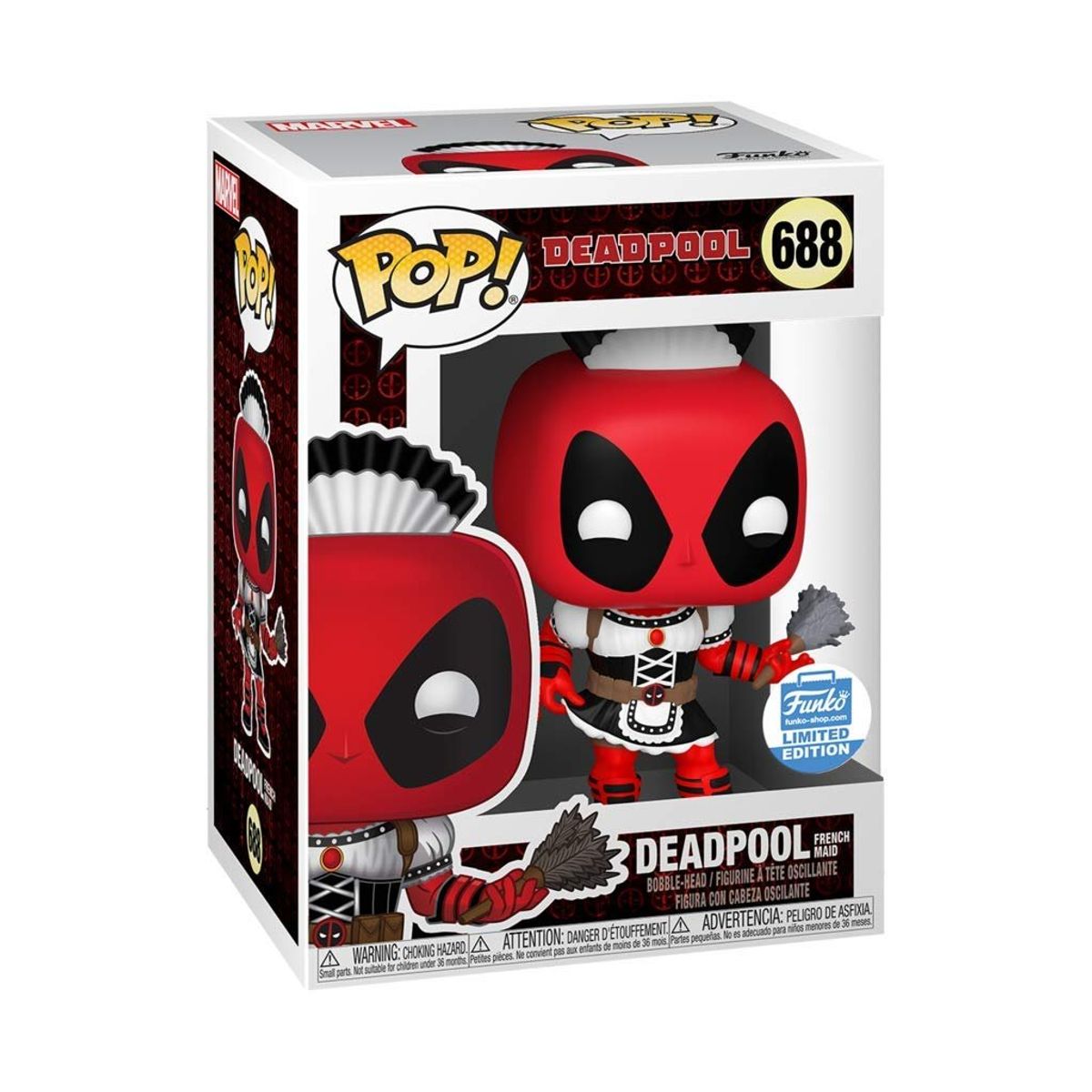 FUNKO - MARVEL DEADPOOL FRENCH MAID FUNKO POP 688