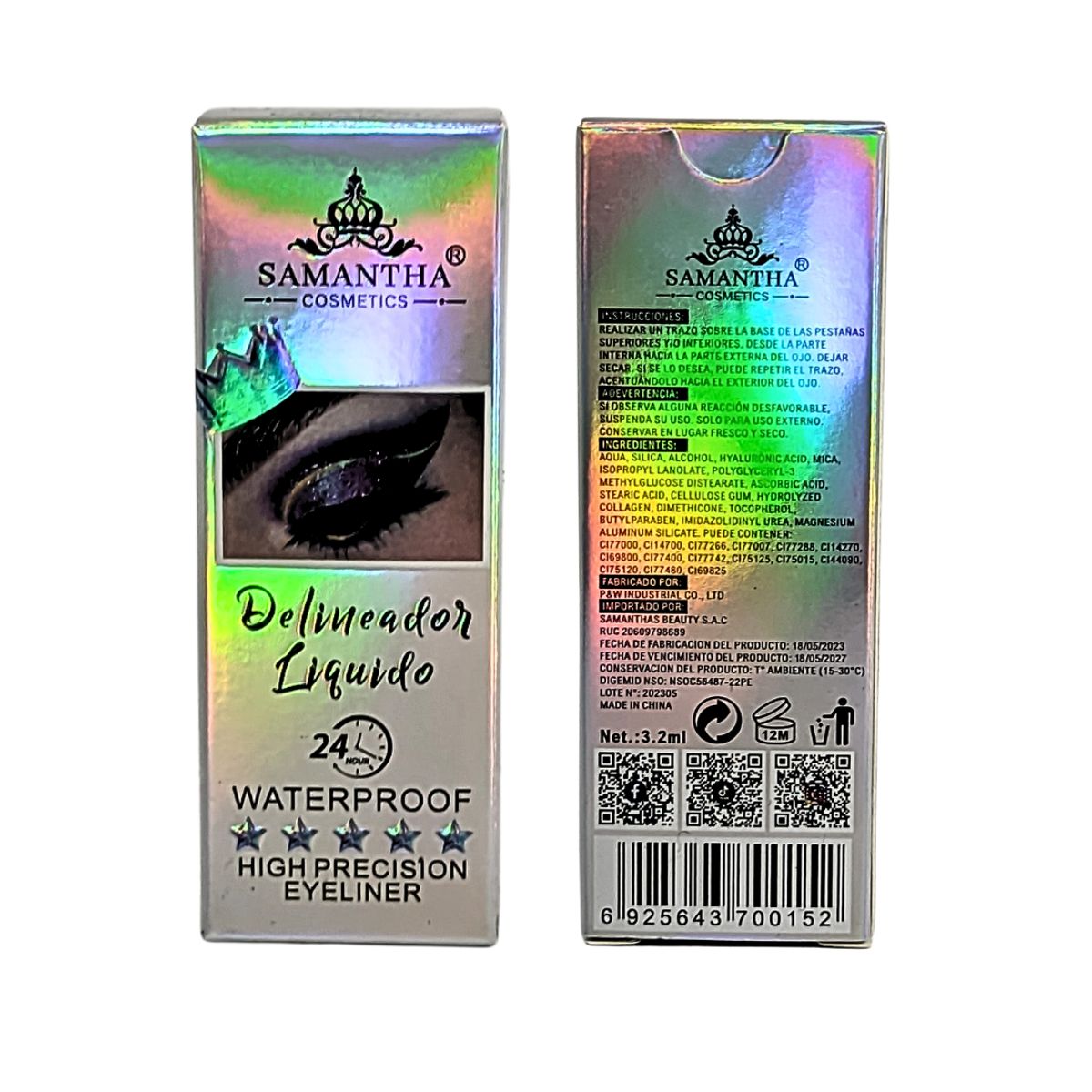 GENERICO - Delineador Multicolor Líquido Iridiscente Samantha