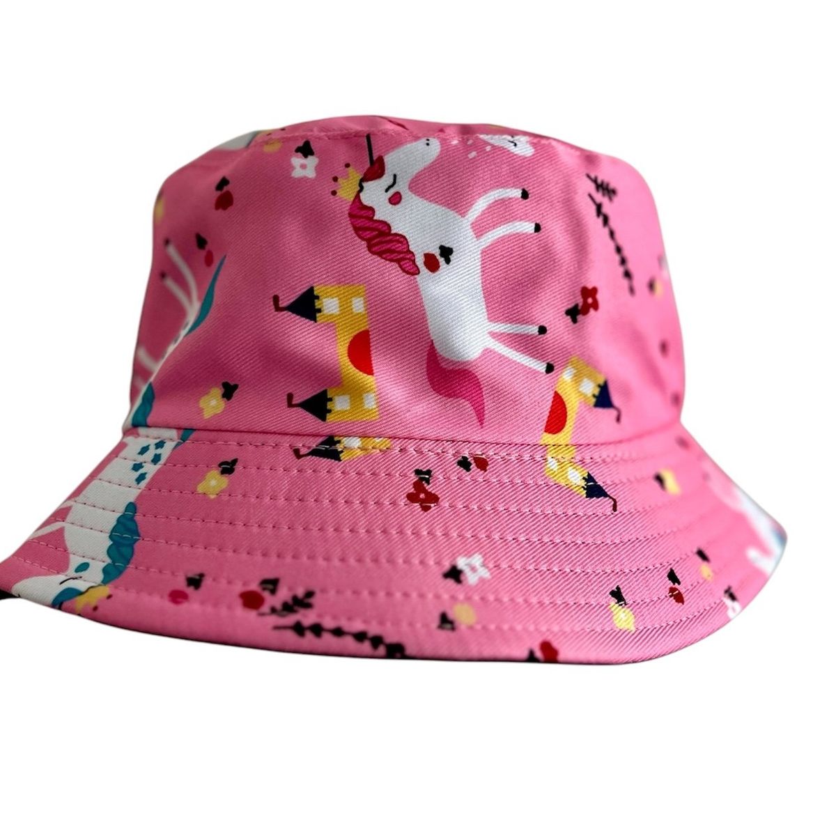 GENERICO - Sombrero Niña Unicornio Niña Gorro Skate Redondo Rosa
