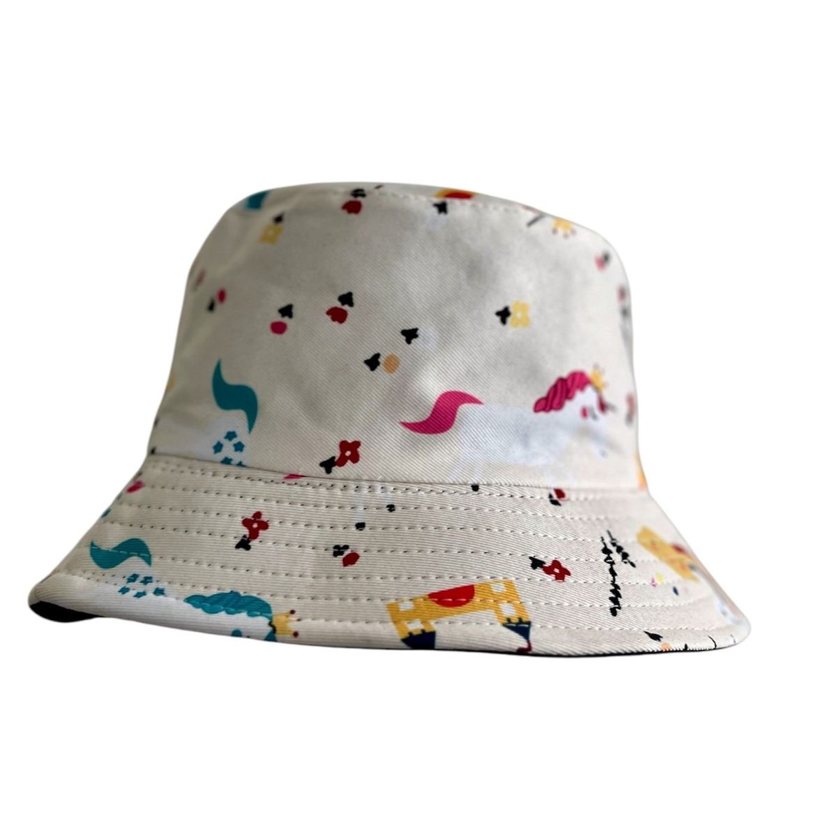 GENERICO - Sombrero Niña Unicornio Niña Gorro Skate Redondo Blanco