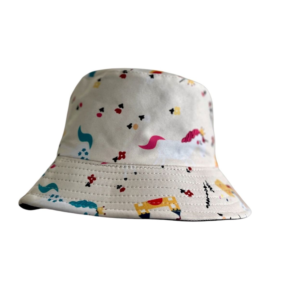 GENERICO - Sombrero Niña Unicornio Niña Gorro Skate Redondo Blanco