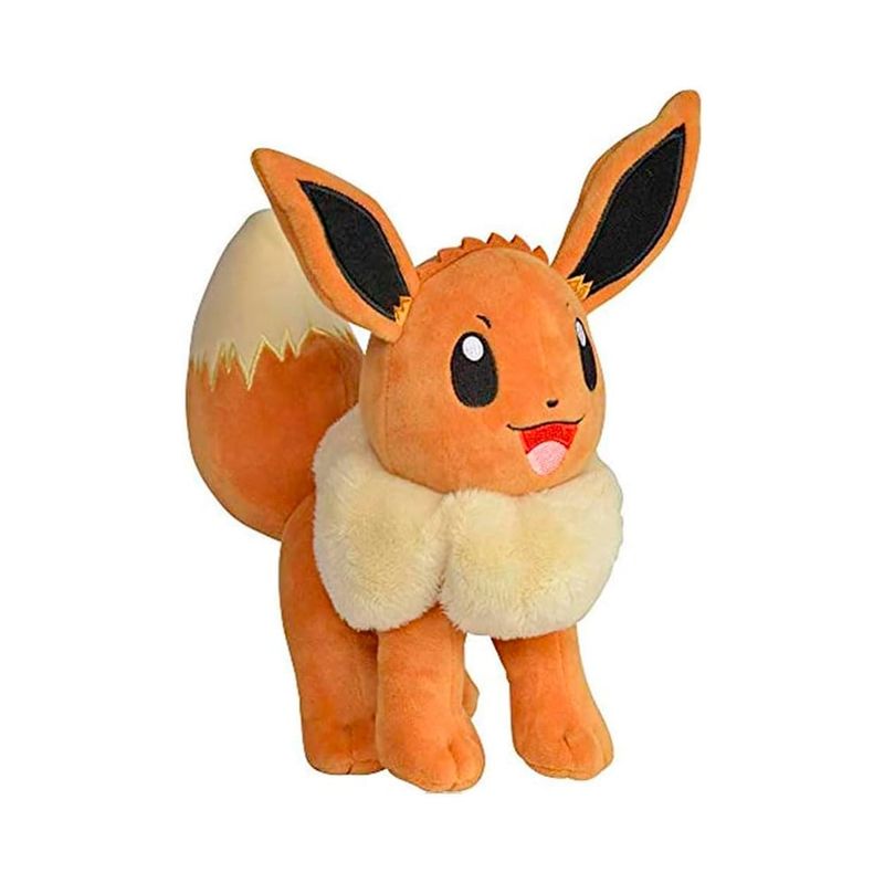 POKEMON - Pokemon Peluche Eevee Jazwares  21 cm