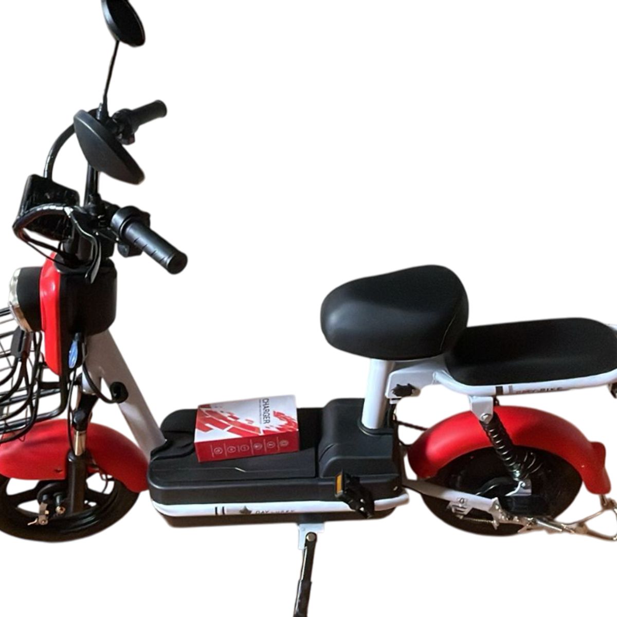 GENERICO - BICIMOTO ELECTRICA 500W NEGRA O ROJA 2024 PANTALLA DIGITAL