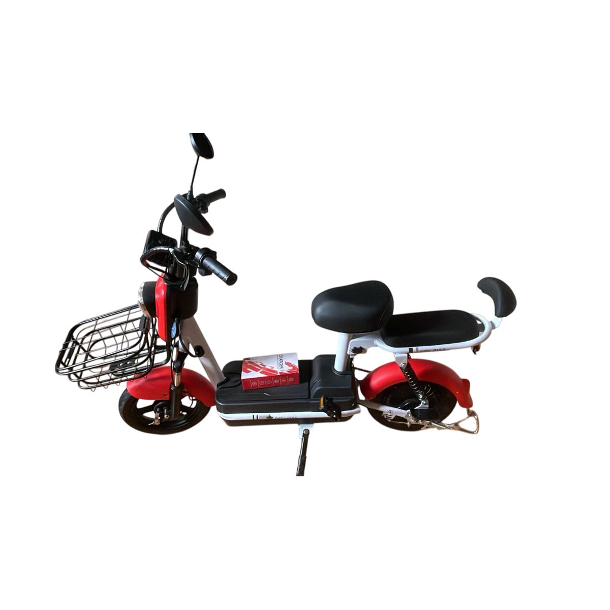 GENERICO - BICIMOTO ELECTRICA 500W NEGRA O ROJA 2024 PANTALLA DIGITAL