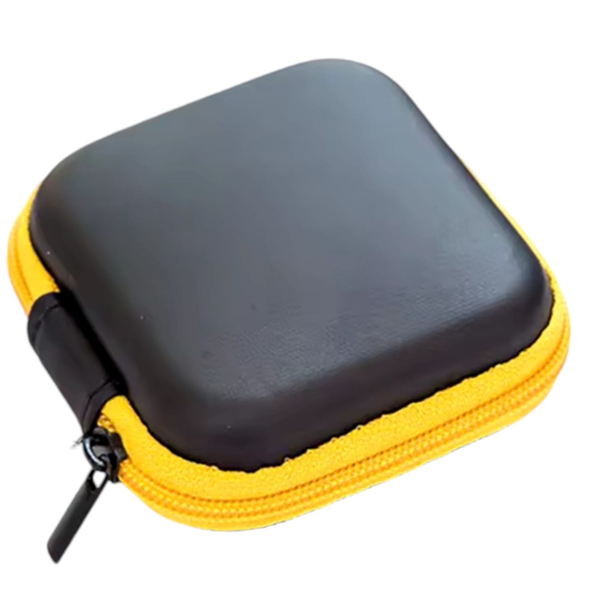 GENERICO - Case Estuche Funda Protector Para Auriculares COLOR AMARILLO NEGRO