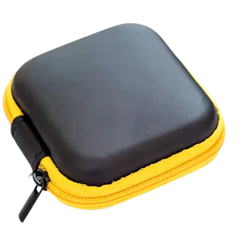 GENERICO - Case Estuche Funda Protector Para Auriculares COLOR AMARILLO NEGRO