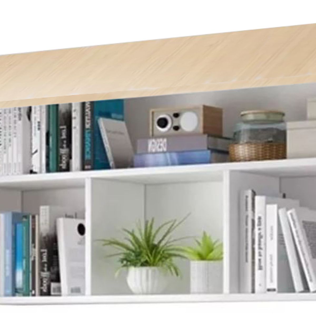 PELIKANO - LIBRERO BIBLIOTECA FLOTANTE EN MELAMINA 18MM