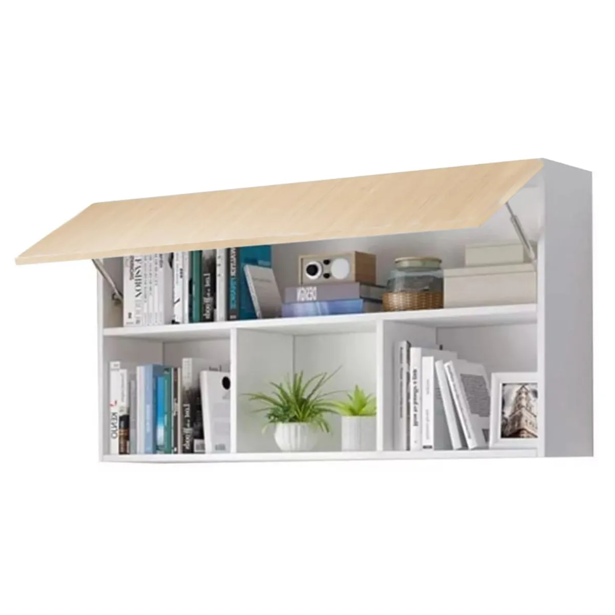 PELIKANO - LIBRERO BIBLIOTECA FLOTANTE EN MELAMINA 18MM