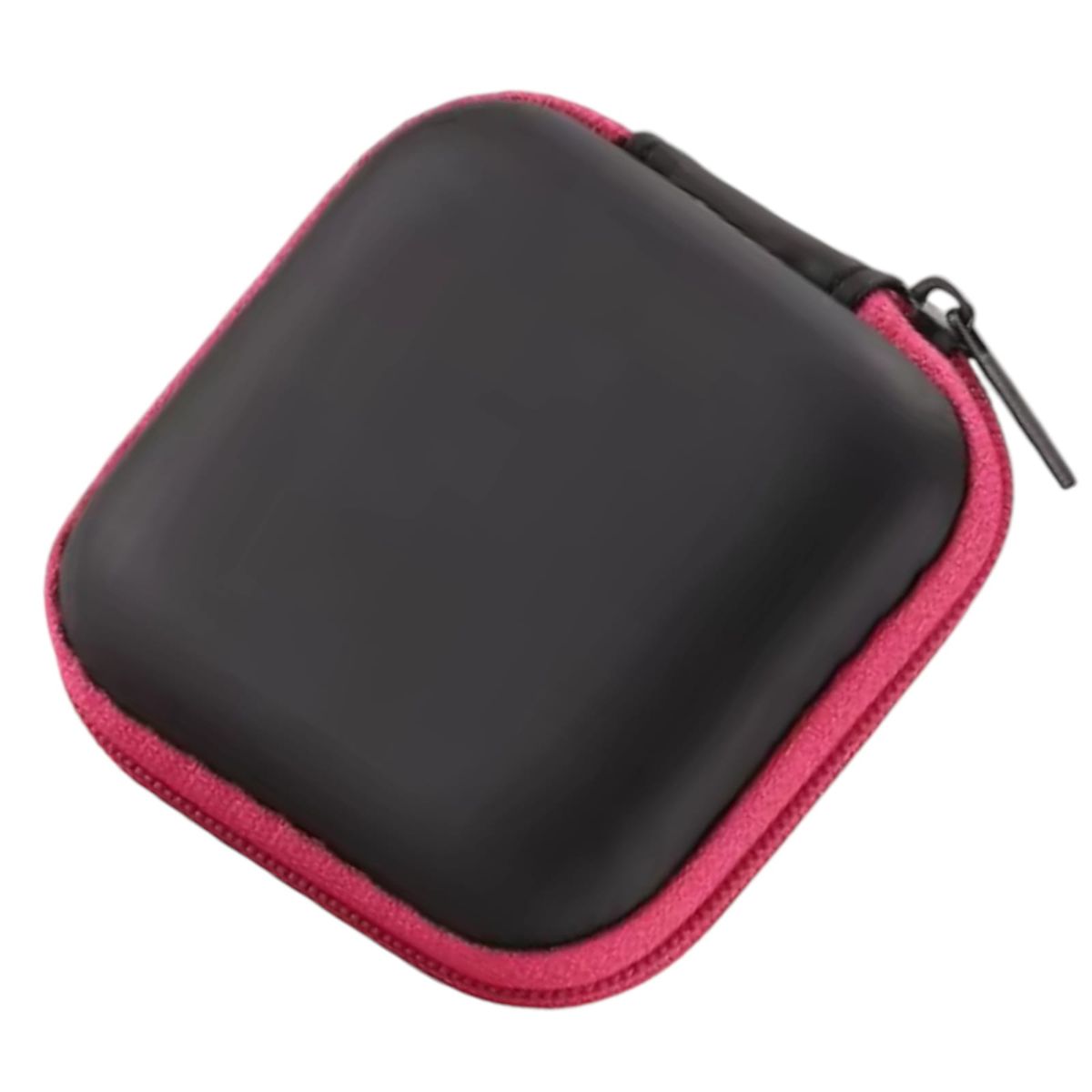 GENERICO - Case Estuche Funda Protector Para Auriculares COLOR NEGRO  ROSADO