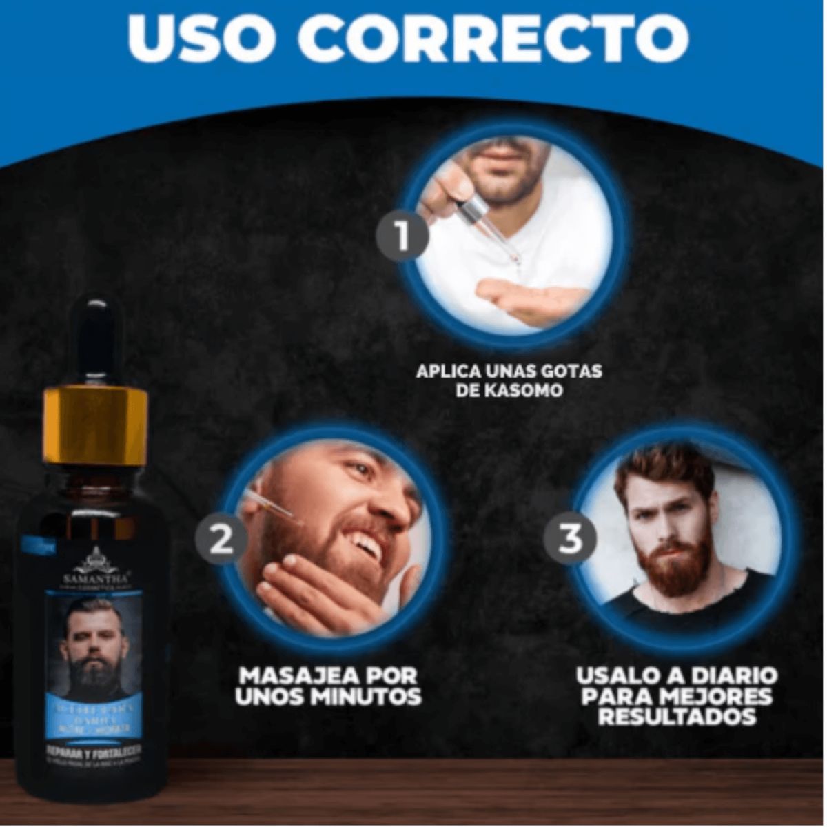 ROHS - Aceite para crecimiento de bigote y barba