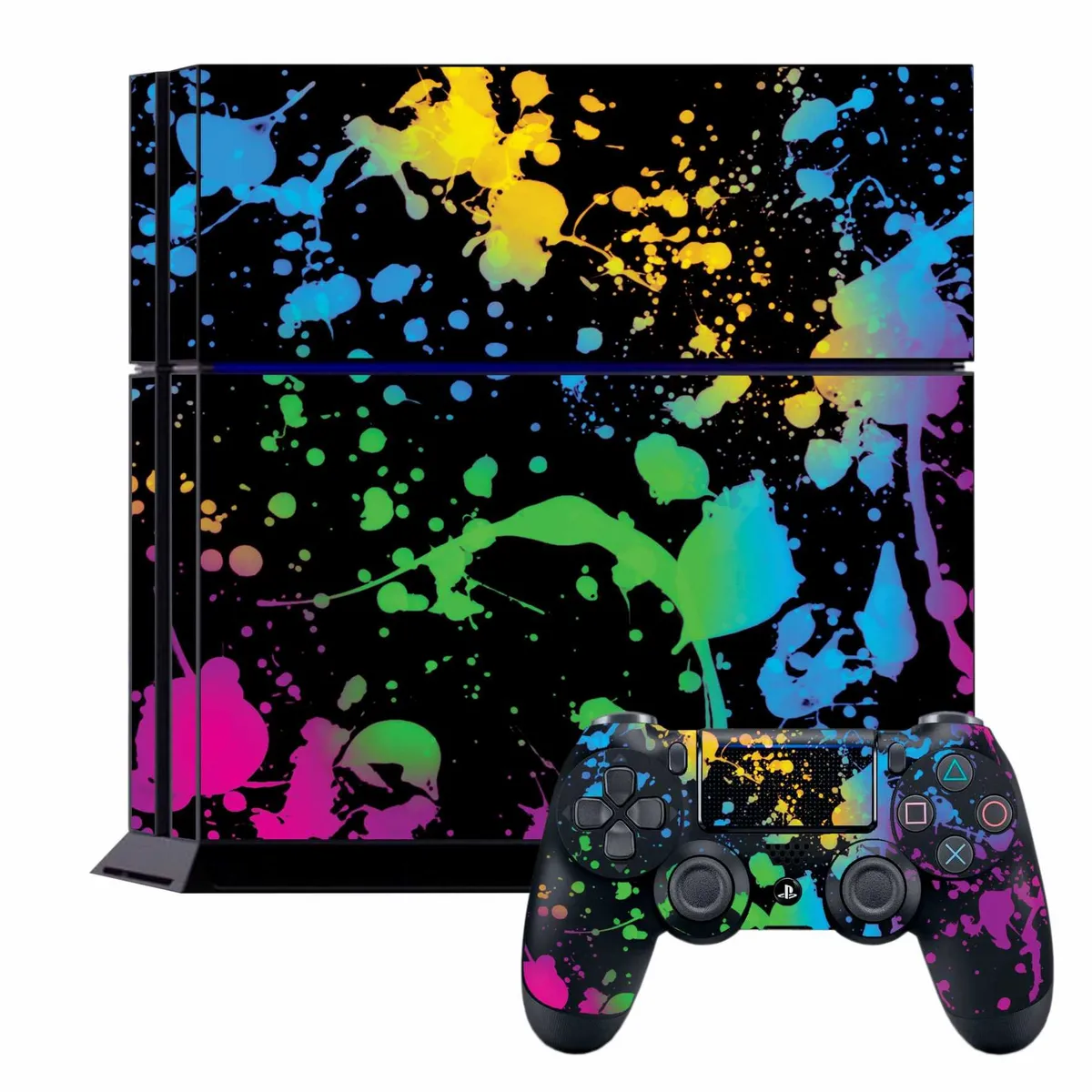 GENERICO - Skin Adhesivo Splash multicolor para Ps4 Fat