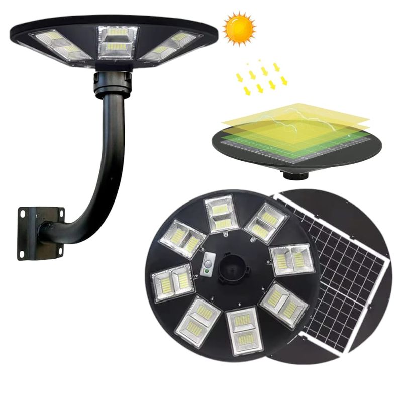 OEM - Reflector LED Solar con Panel Solar Recargables 400W Exteriores Jardin