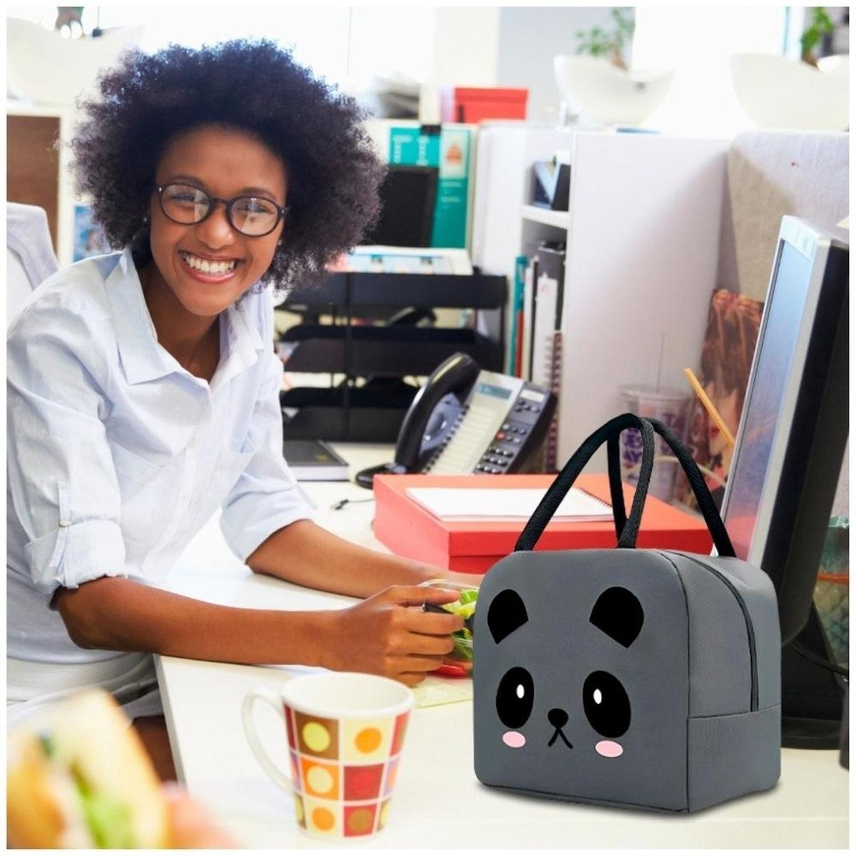 MINARI - Lonchera Térmica Infantil Gris 721L