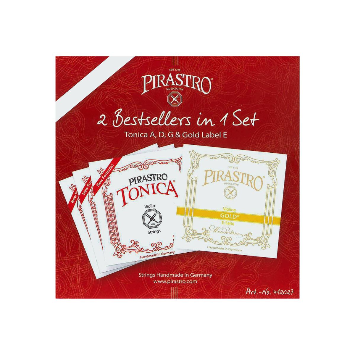 GENERICO - Juego de cuerdas Pirastro Tonica & Gold 1ª 412027