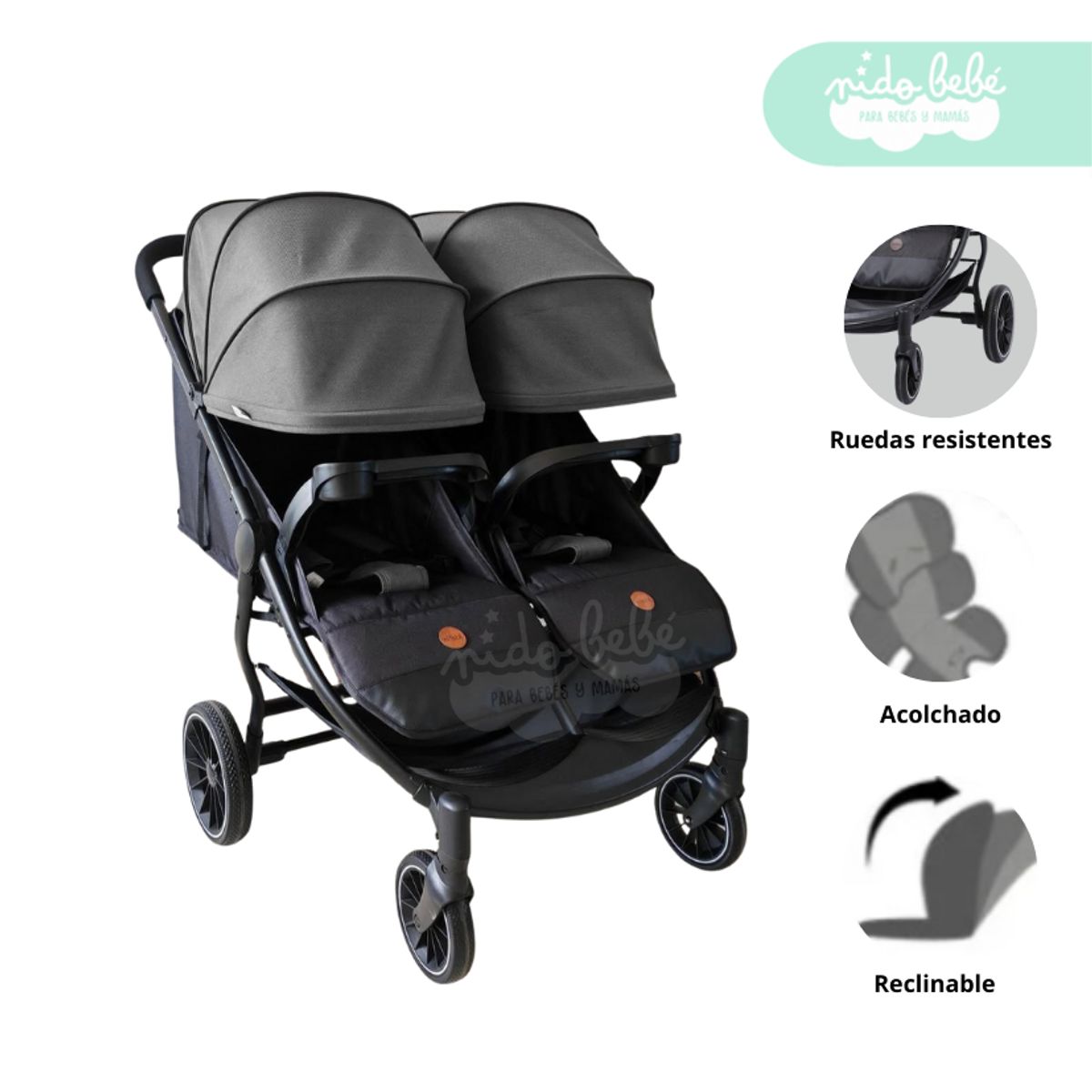 GENERICO - Coche Mellicero Sevilla premium Plomo