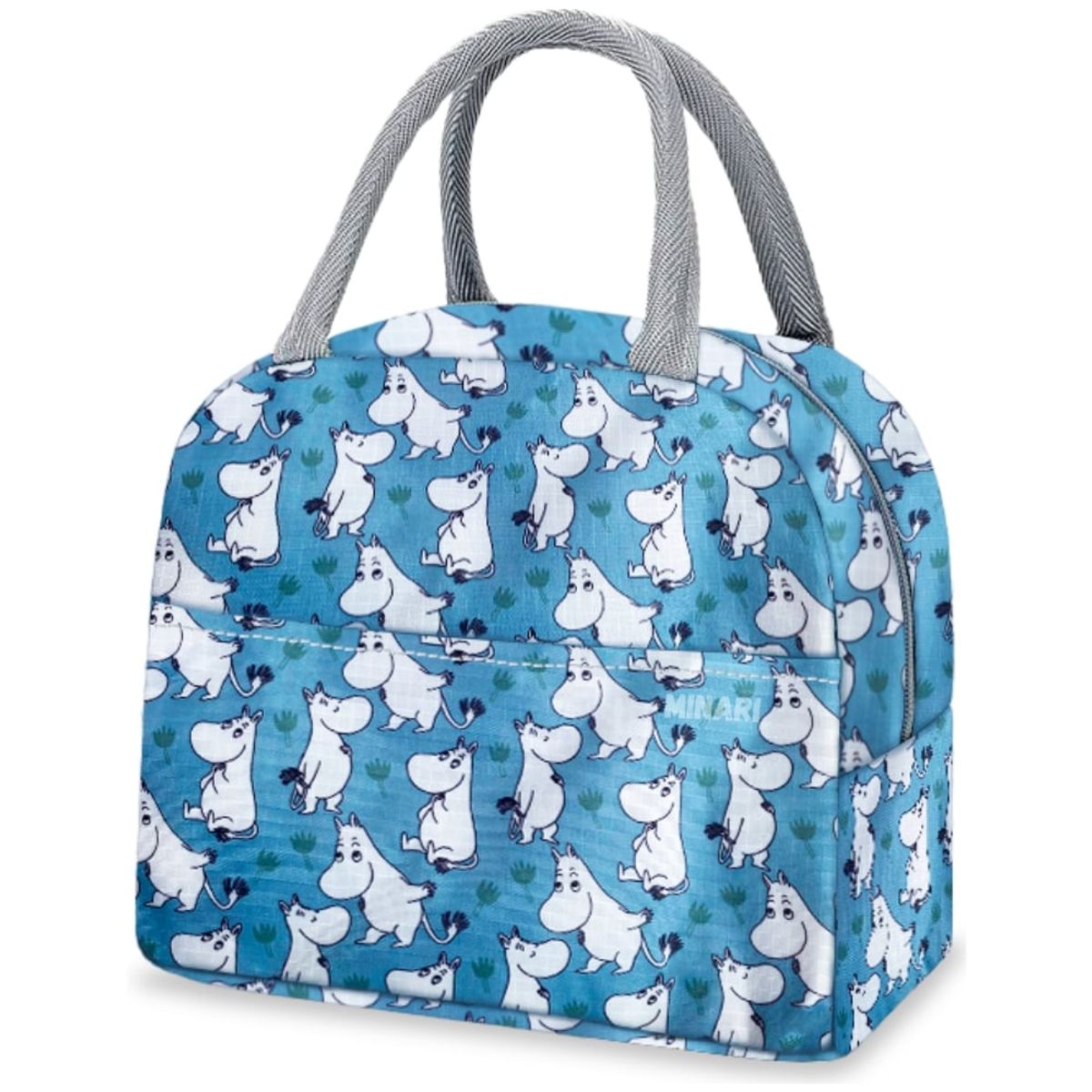MINARI - Lonchera Térmica Fiambrera Portátil Diseño Moomin Celeste 540L