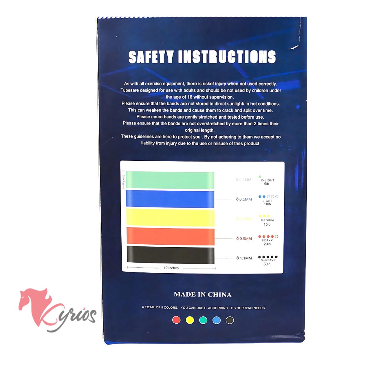 NO LOGO - Bandas Elásticas Cerradas Colores Degradados