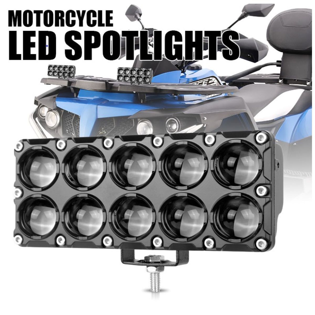 JET - Faros LED Antiniebla de 10x10 40W Alta potencia 2pcs