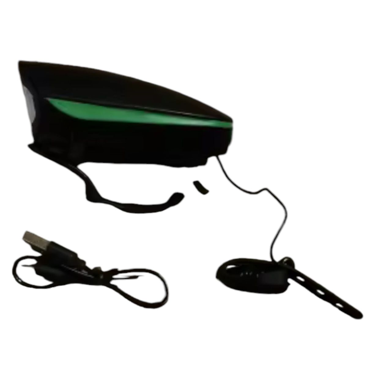 GENERICO - KIT LUZ CON TIMBRE RECARGABLE PARA BICICLETA