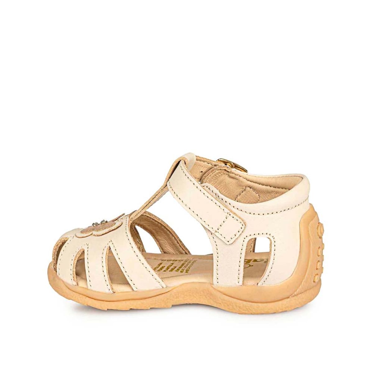RABBIT - Sandalia Franciscana Casual MIA-2509 Hueso Rabbit Cuero