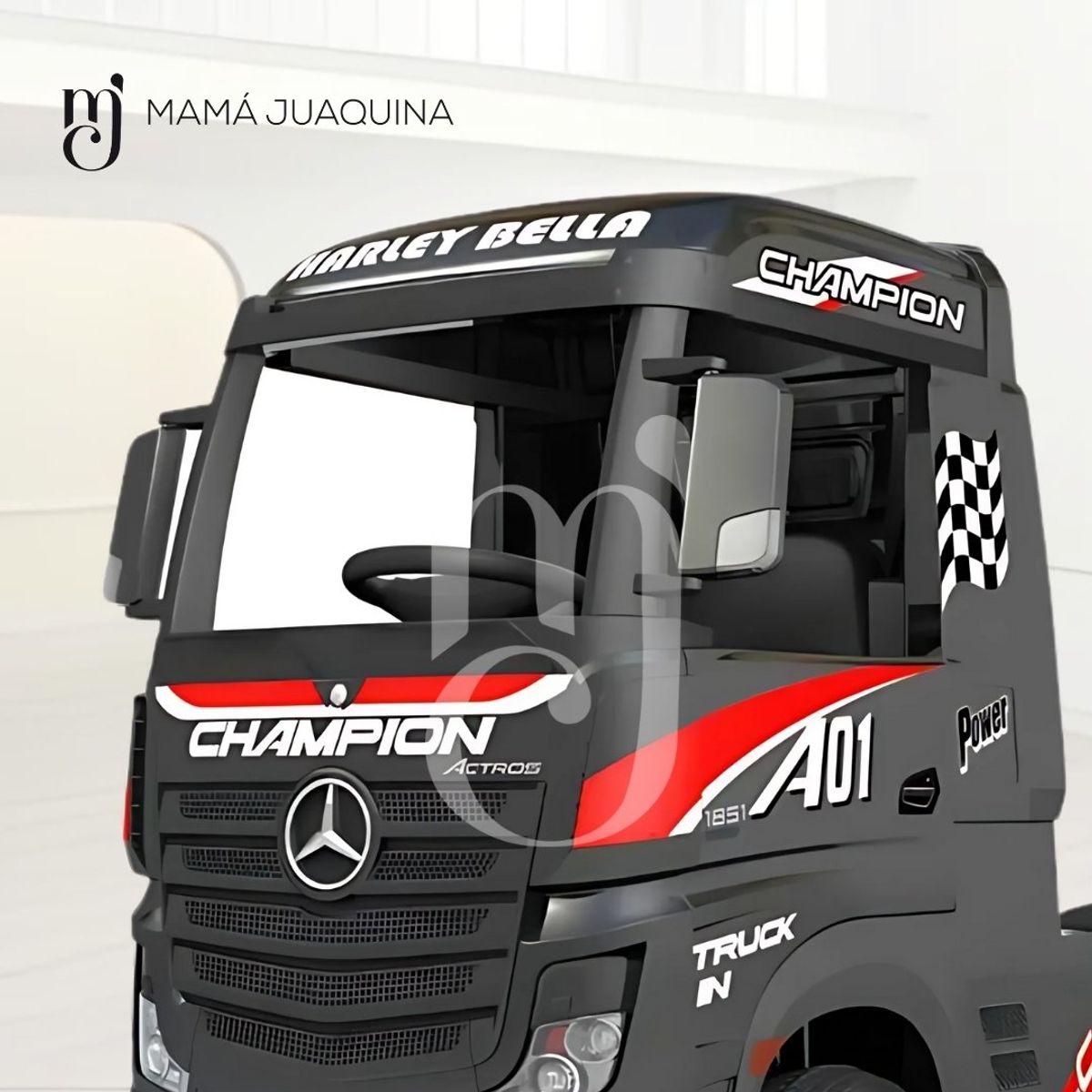 MERCEDES BENZ - CAMION A BATERÍA MERCEDES BENZ «ACTROS 4X4» Black