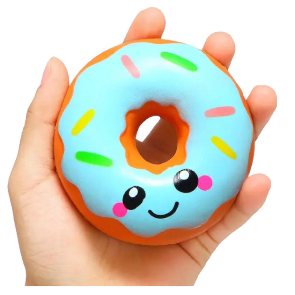 GENERICO - Juguete Squishy Donout Celeste