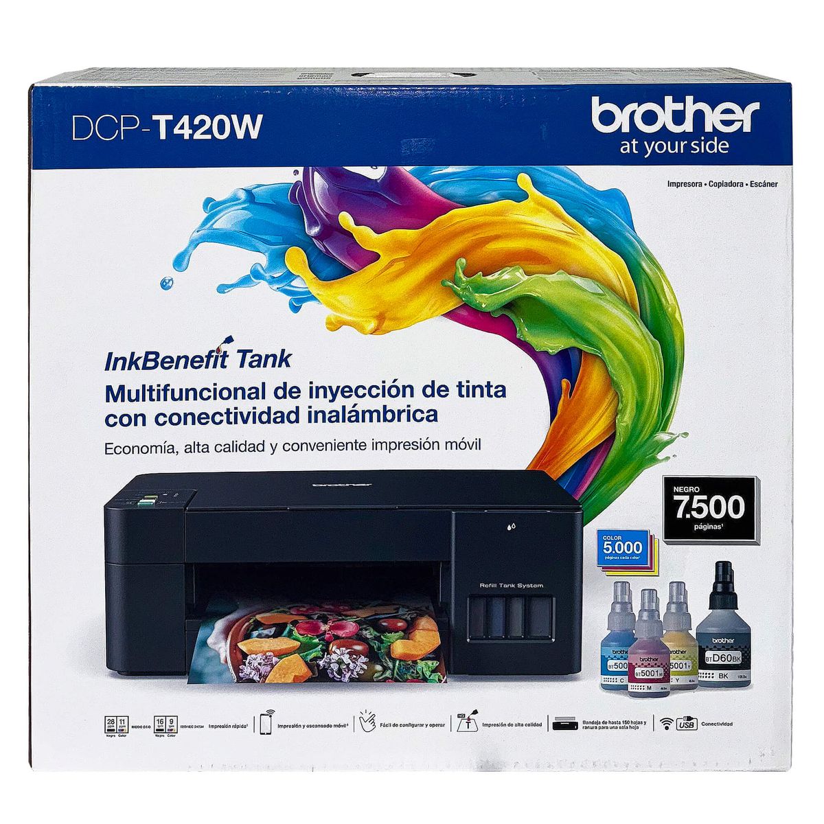 BROTHER - Impresora Brother DCP-T420W Sistema Continuo