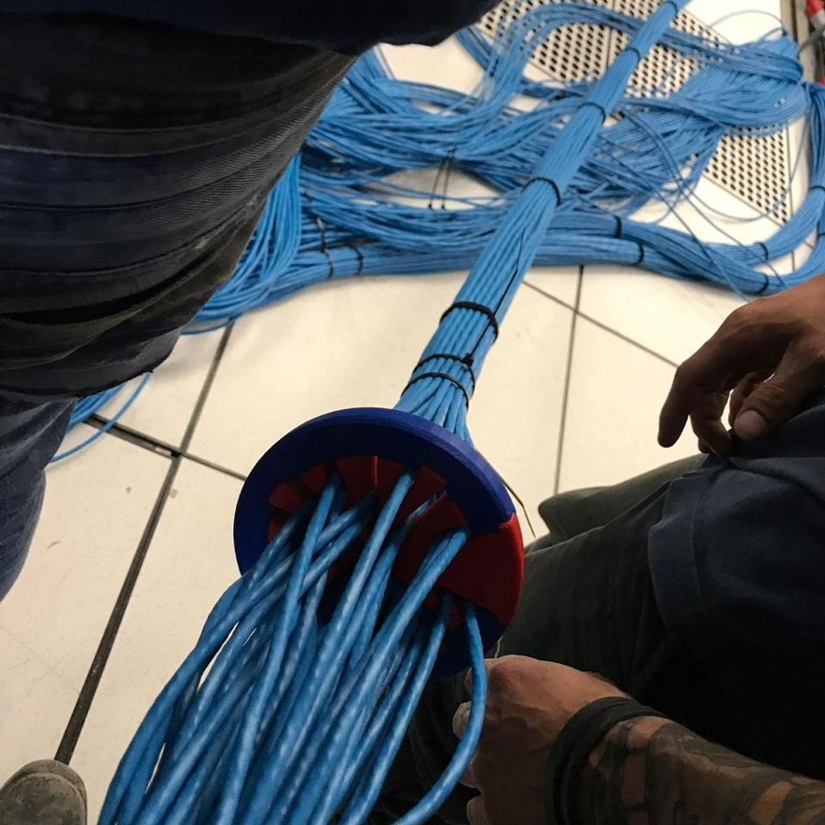 GENERICO - Organizador Para Cables Herramienta Organizador Utp Cat6 Cat5