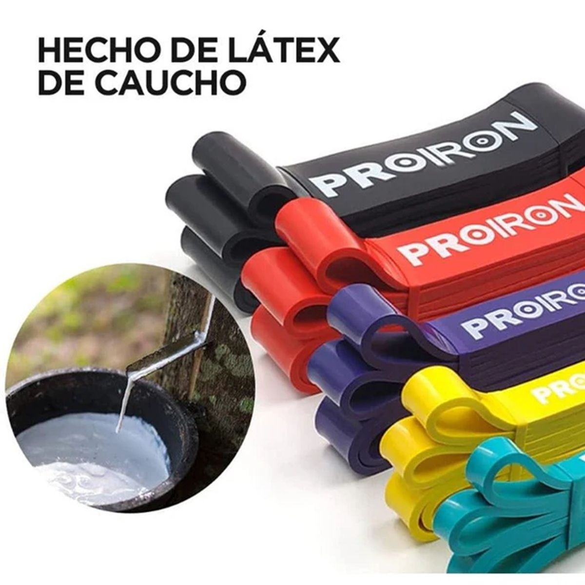 PROIRON - Bandas de Resistencia Full Body Power Bands - Light Amarillo