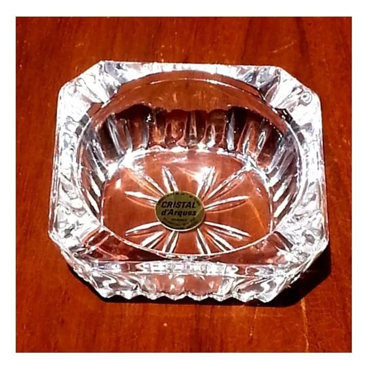 GENERICO - Elegante Cenicero de Cristal dArques - Calidad francesa