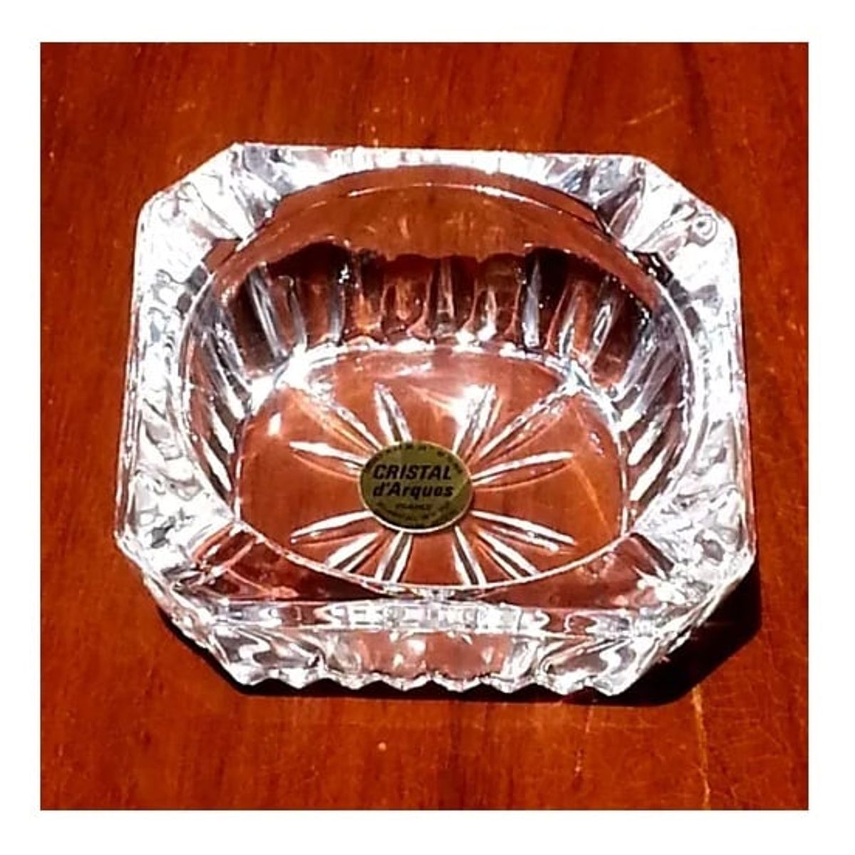 GENERICO - Elegante Cenicero de Cristal dArques - Calidad francesa