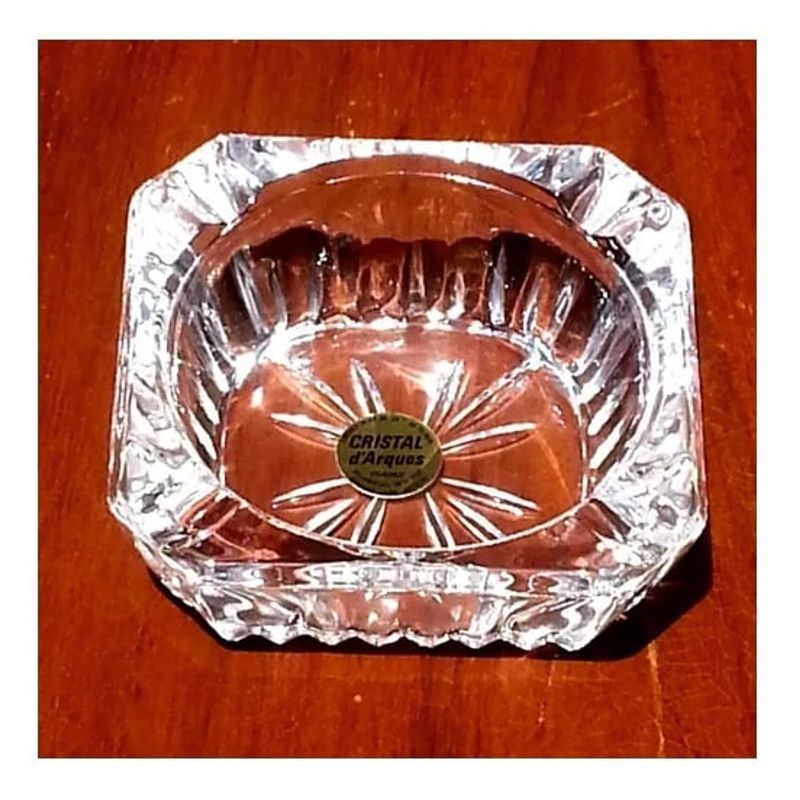 GENERICO - Elegante Cenicero de Cristal dArques - Calidad francesa