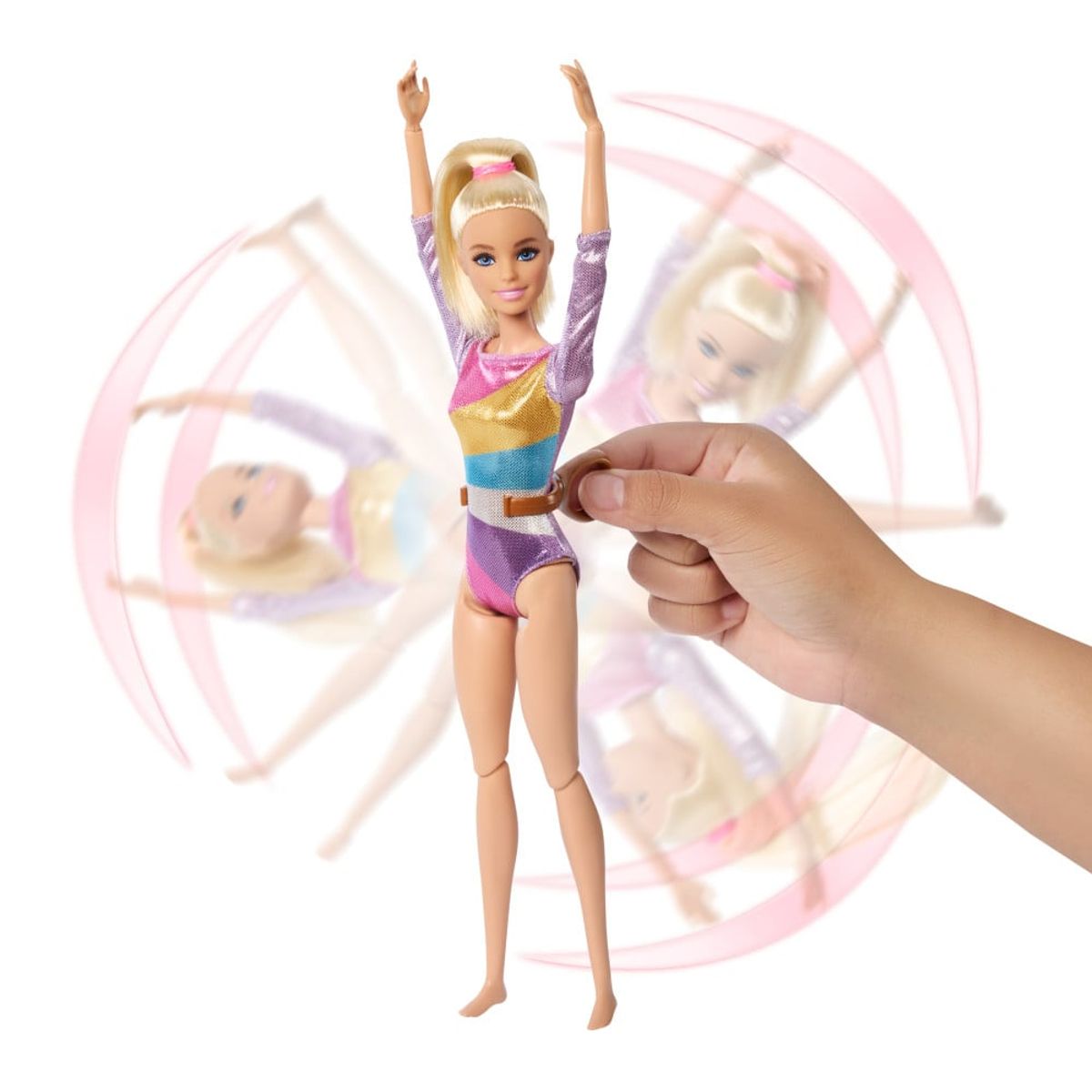 BARBIE - Set de Juego Barbie Gimnasta con Cabello Rubio